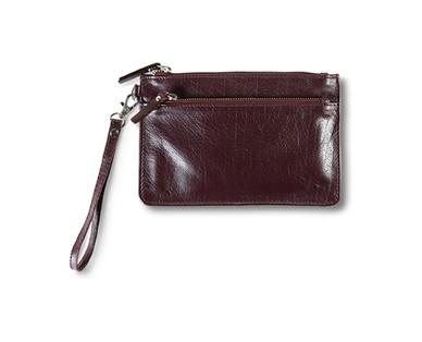 Serra Ladies' Leather Wristlet