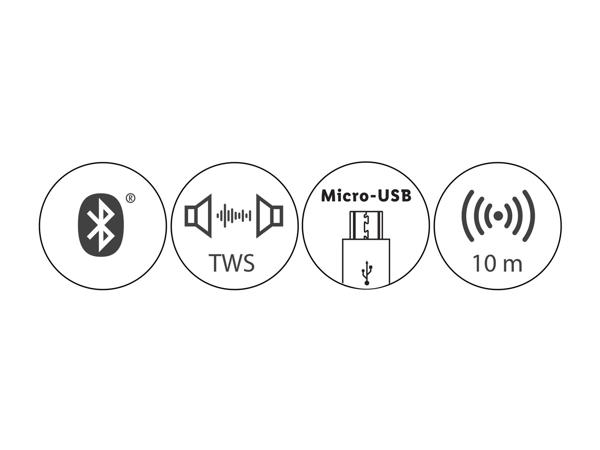 Silvercrest(R) Coluna Bluetooth