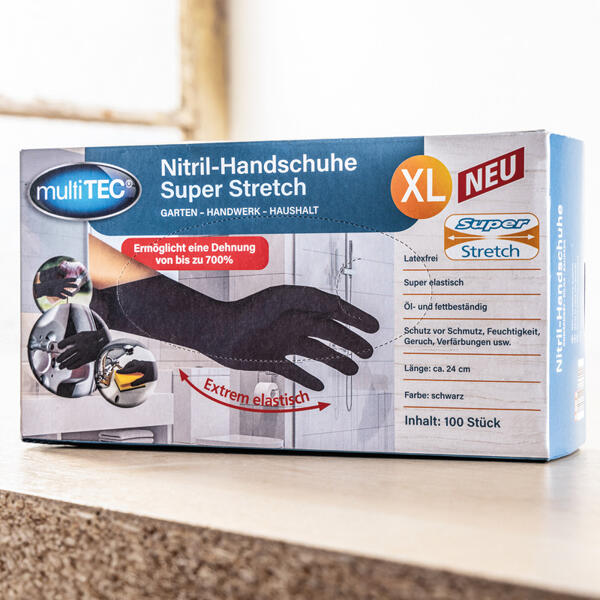 Nitril-Handschuhe "Super-Stretch" 100er