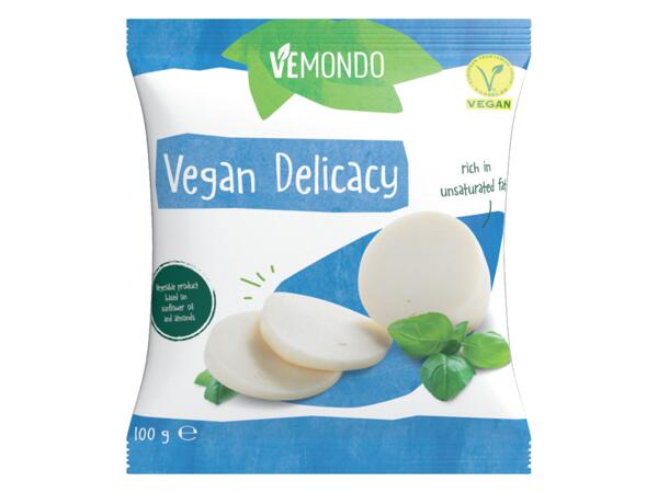 Veganskt block mozzarellastil