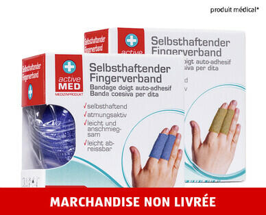 ACTIVE MED 
 PANSEMENT AUTOADHÉSIF POUR LES DOIGTS
