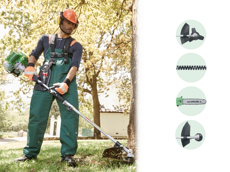 FLORABEST 4-in-1 Petrol Multi-Tool