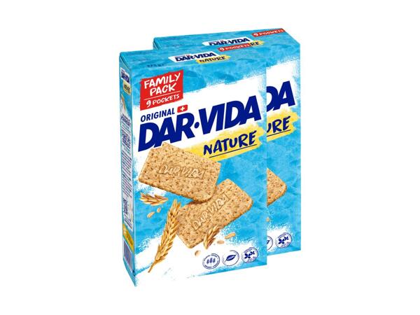 Crackers nature DAR-VIDA pack familial, pack de 2