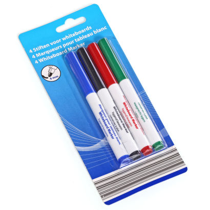 Marqueurs pour tableau blanc, 4 pcs