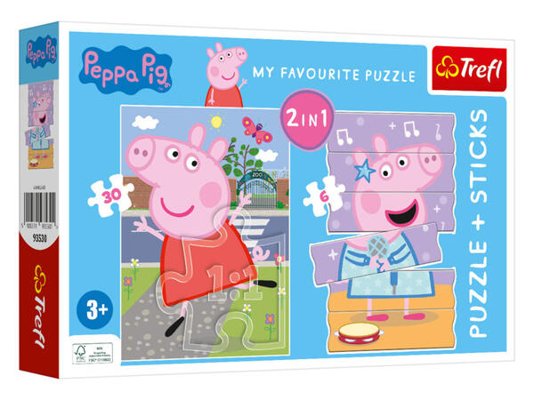 Trefl Puzzle Prasátko Peppa