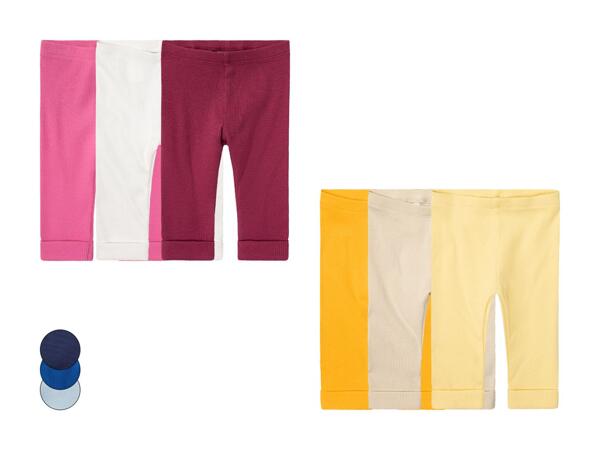 Leggings pour bébé, set de 3