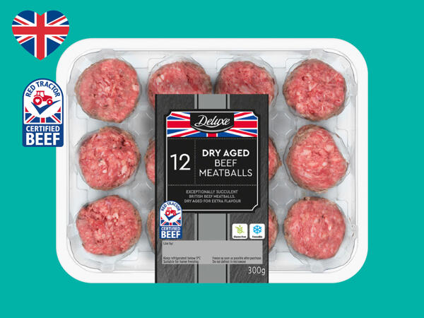 Deluxe 12 Dry Aged British Beef Meatballs