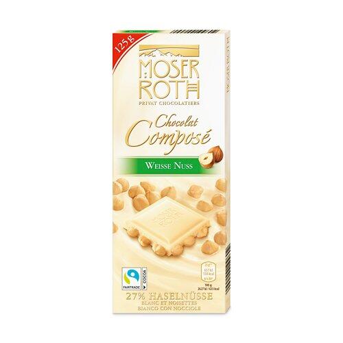 MOSER ROTH Chocolat Composé, Weiße mit Haselnuss