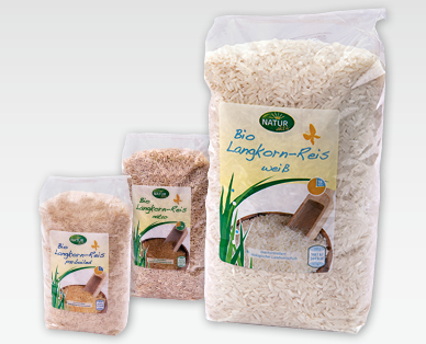 Riso a chicco lungo bio NATUR AKTIV BIO