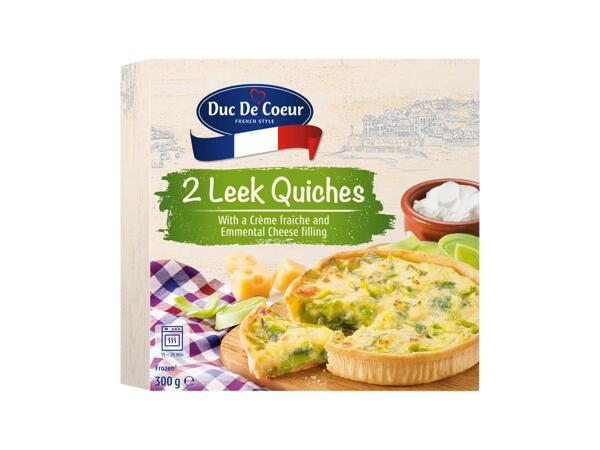 Leek Quiches