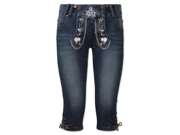 Damen Trachten-Jeans-Capri/-Shorts