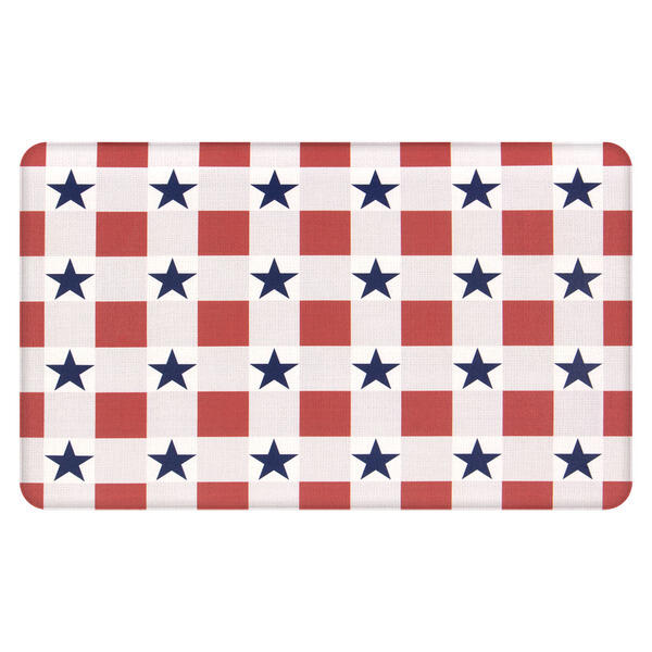 Kirkton House Star Checker Comfort Mat - 18" X 30"
