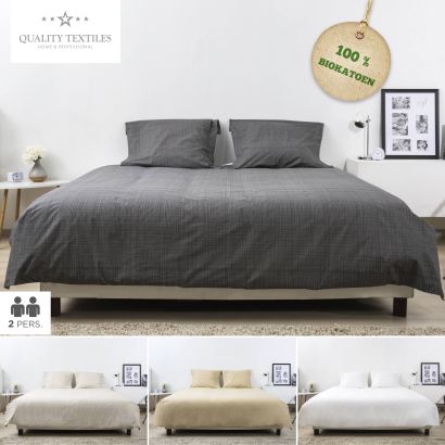 Housse de couette en coton bio, 2 pers.