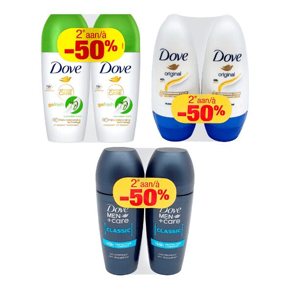 DOVE(R) 				Déodorant roll-on
