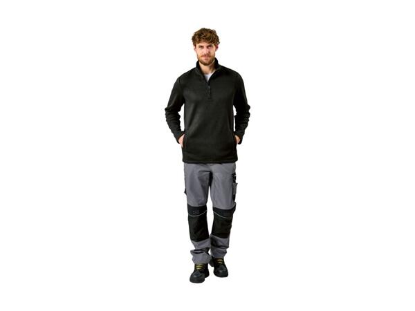 Men's Work Trousers/​Half-Zip Jumper