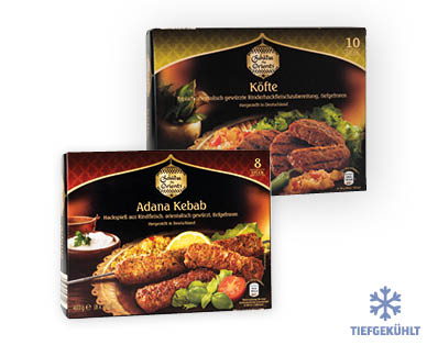 SCHÄTZE DES ORIENTS Adana Kebap/Köfte