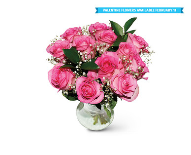 Perfect Petal Valentine's Day Dozen Rose Bouquet