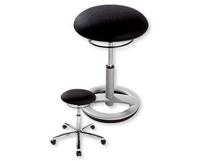 Tabouret avec assise oscillante avec/sans roues LIVING STYLE