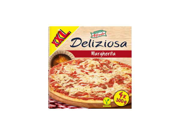 Stenugnspizza margherita