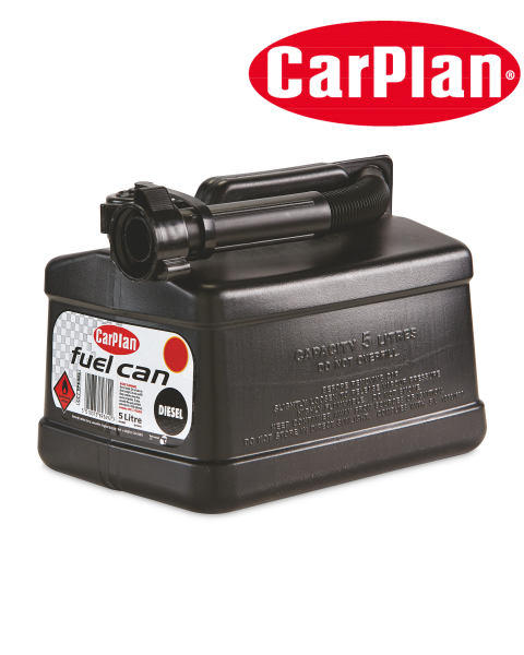 Black Diesel Fuel Can 5L