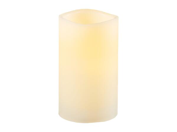 Livarno Home White LED Real Wax Candles - 2 Pack