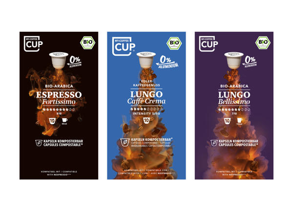 Capsules de café bio My-Coffee Cup
