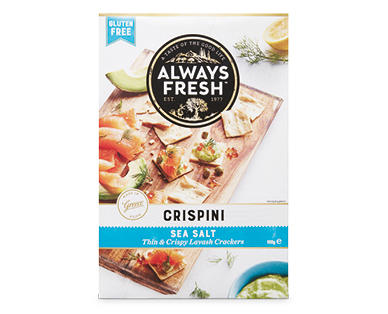 Always Fresh Crispy Thins Sea Salt 100g
