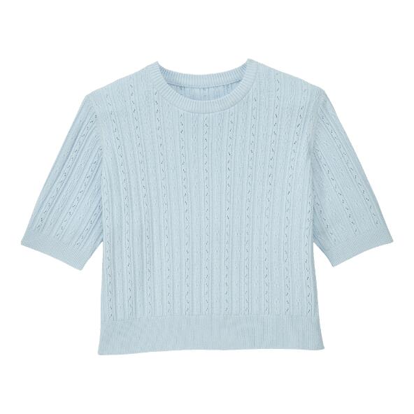 UP2Fashion(R) 				Pullover mit Lochstickerei