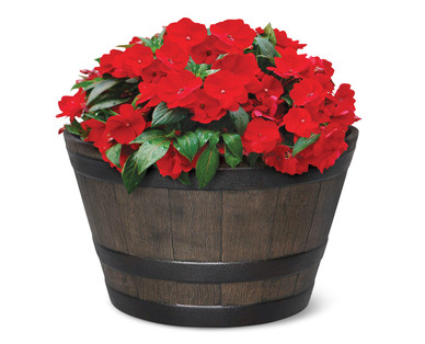 Gardenline Whiskey Barrel Planter