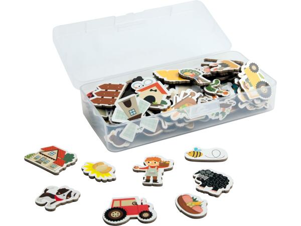 Magnet set "Letters, Numbers and Symbols, Emoticons or Farm"