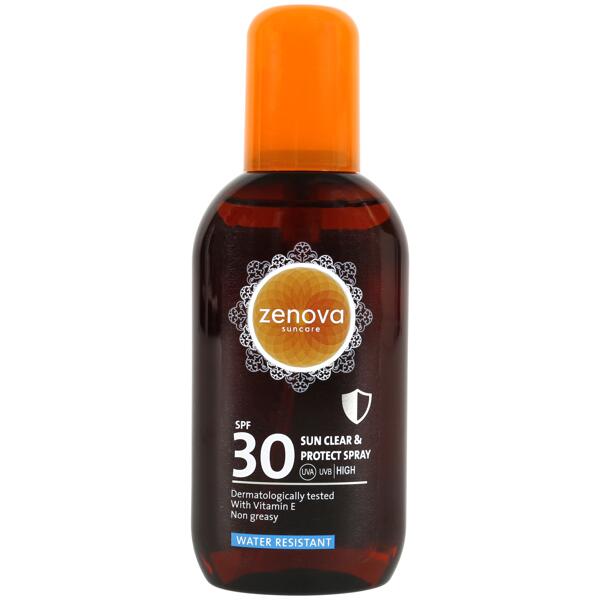 Spray solaire Zenova Clear & Protect