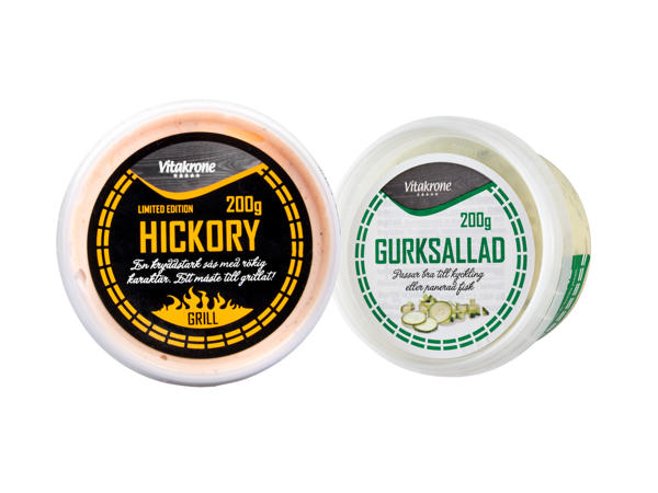 GURKSALLAD/HICKORYSÅS