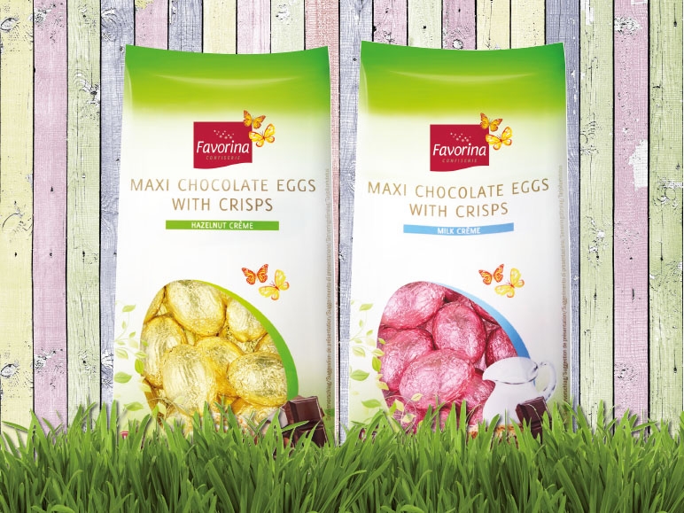 Œufs maxi en chocolat