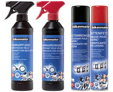 BIKEMATE(R) 
 SET PER LA CURA DELLA BICICLETTA