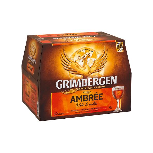 GRIMBERGEN(R) 				Bière d'abbaye ambrée 6,5°