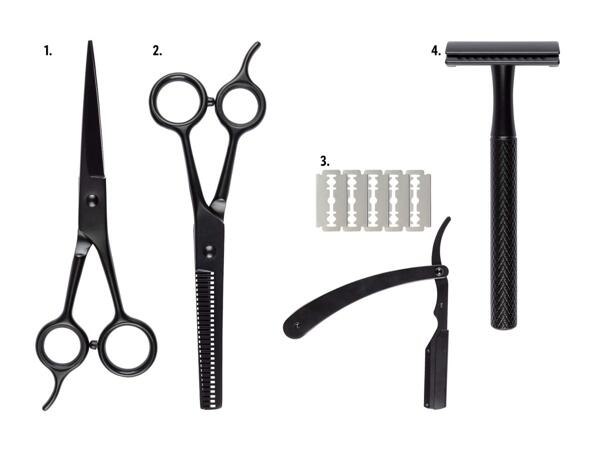 Assortiment de coiffure/​rasage