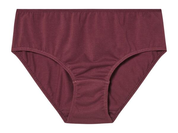 Esmara Girls' Pink Pure Cotton Knickers - 4 Pack