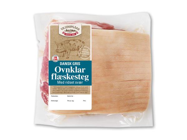 Dansk ovnklar flæskesteg