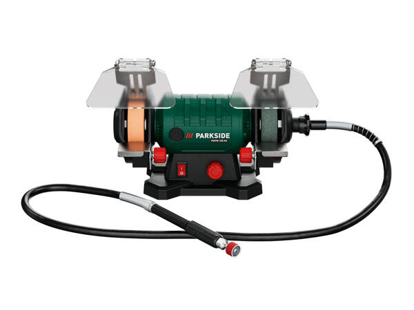 Double Bench Grinder With Flexible Drive Shaft