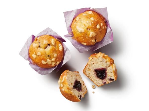 ČOKOLÁDOVÝ/BORŮVKOVÝ MUFFIN
