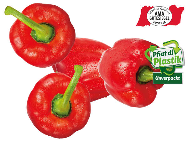 Paprika rot aus Österreich