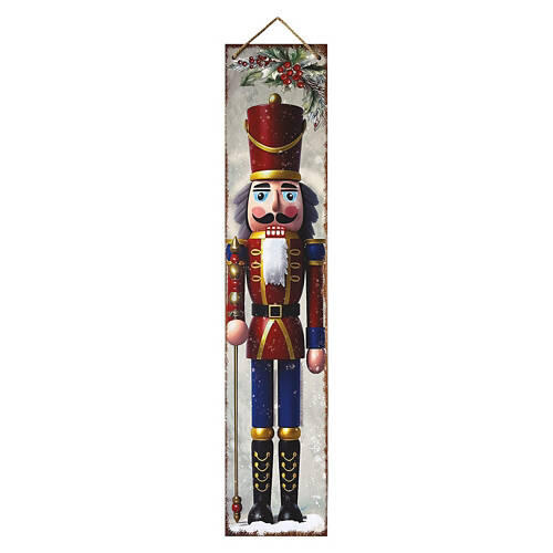 Holiday Reversible Porch Sign - Nutcracker/Holidays