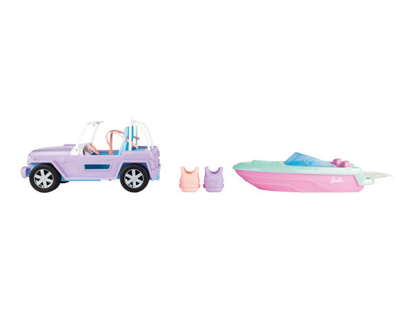 Barbie Speed Boat & SUV Play Set