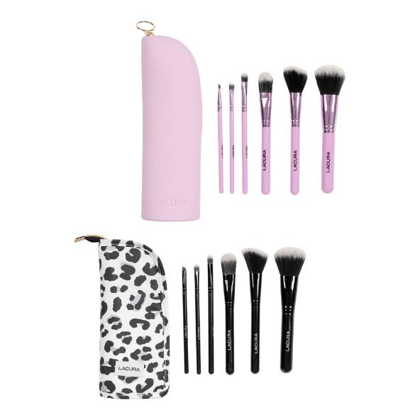 LACURA(R) 				Pinceaux de maquillage, 7 pcs