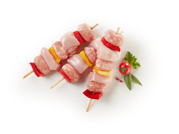 Chicken and Pork Skewers "Delight"