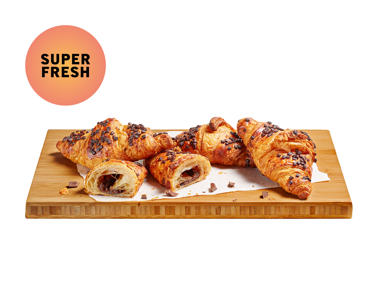 Croissant à la crème noisette-nougat