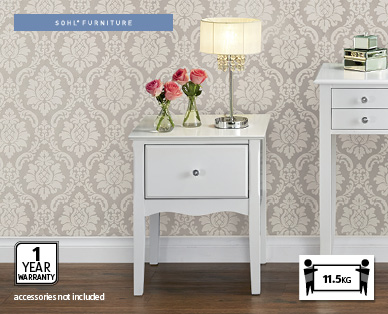EMILIE FRENCH BEDSIDE TABLE