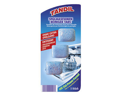 TANDIL SPÜLMASCHINENREINIGER TABS