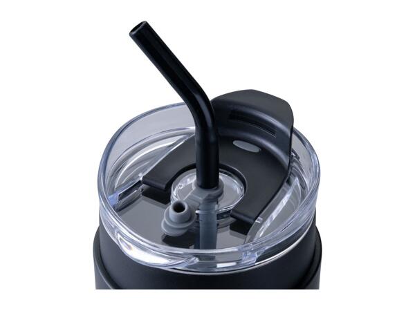 Fackelmann 1.2L Black Insulated Tumbler