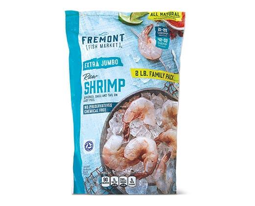Fremont Fish Market 
 Extra Jumbo EZ Peel Raw Shrimp